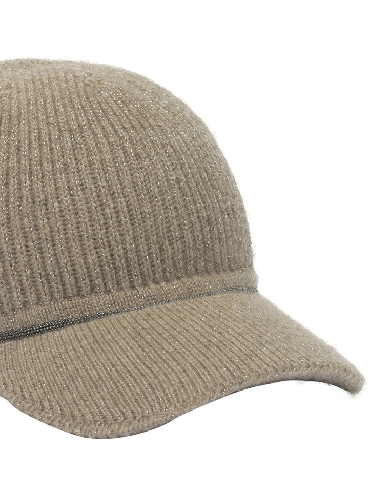 Brunello Cucinelli Cashmere Trucker Hat Cappelli - Beige | 2a1e8591f3fab3b394f558fb2772982399e03684