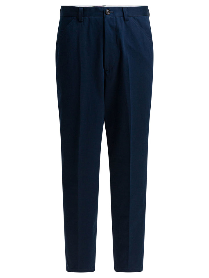Brunello Cucinelli Tapered Pants Trousers - Blu | 83a307f29a53aead0f41a32fba9e2985fdcbd02c
