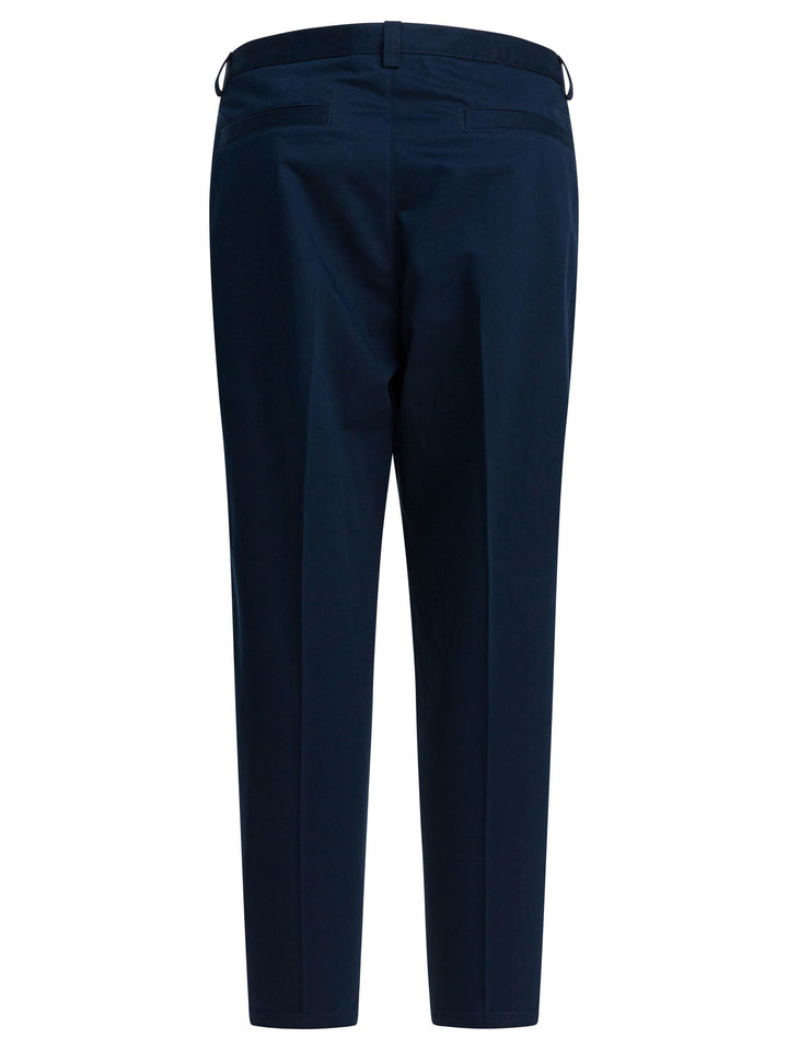 Brunello Cucinelli Tapered Pants Trousers - Blu | e3a14db1238d6c41d54823566007e986a7257fe3