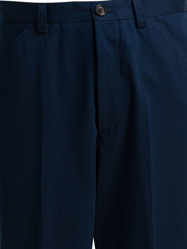 Brunello Cucinelli Tapered Pants Trousers - Blu | addceb2322d233c1e4541aeb76995afcb41e52dc