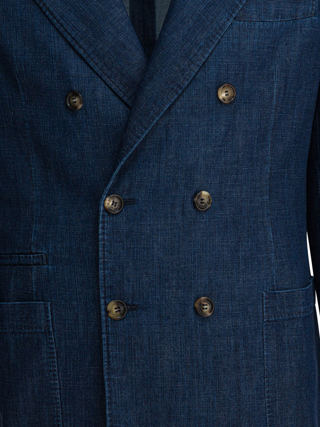 Brunello Cucinelli Double-Breasted Blazer Jackets and Coats - Blu | d58506b35f774e5e5ee697192e90a44f20cf32b7