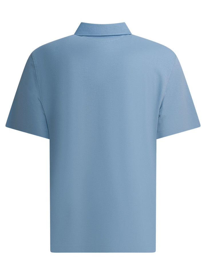 Brunello Cucinelli Cotton Short-Sleeved Polo Shirt Polo shirts - Light blue | 76f985212e6debcb3437a935ce5678f88ffb134e
