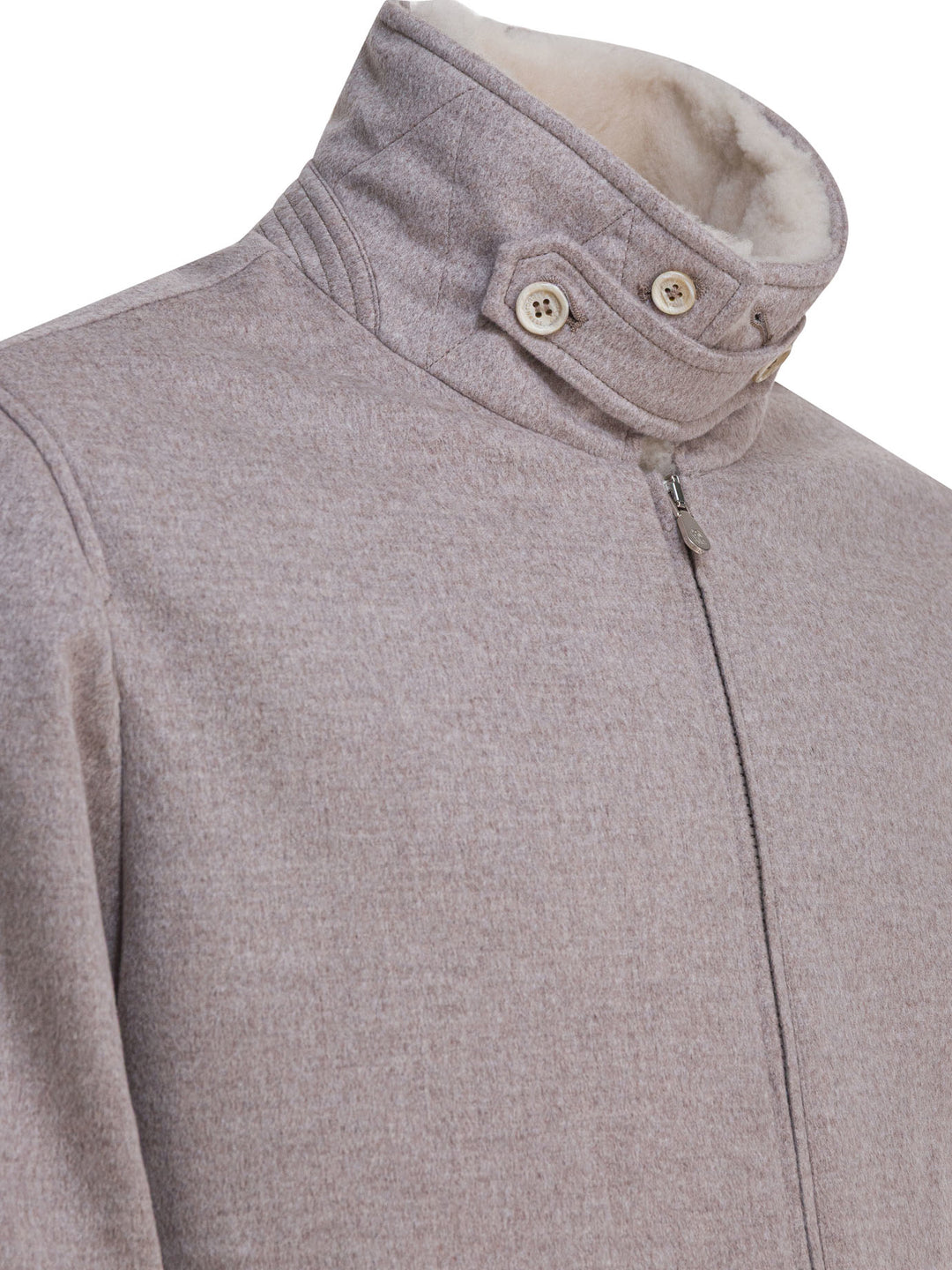 Brunello Cucinelli Cashmere Beave Bomber Jacket Jackets and Coats - Marrone | ba58fa6fbf19c5977e6b407373c6006039352a37