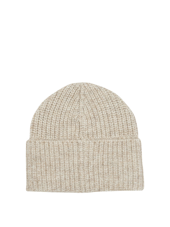 Brunello Cucinelli Wool, Alpaca And Cashmere Beanie Cappelli - Beige | 626ef344676b609c24e0bdd33a6b7fac466dda67
