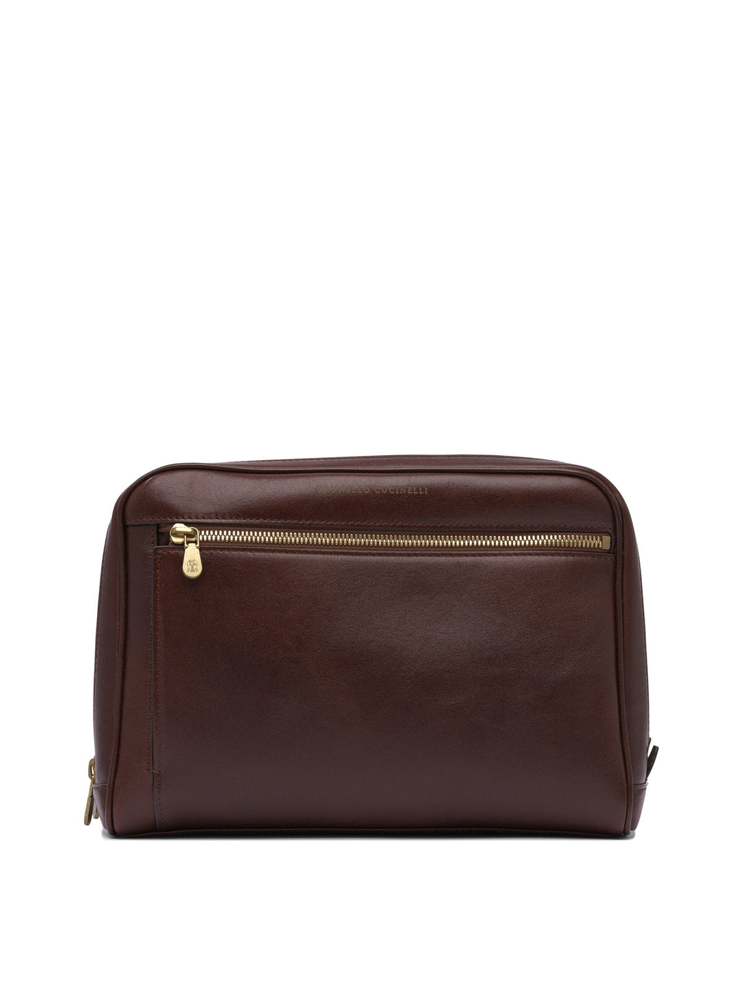 Brunello Cucinelli Leather  Bag Pouch - Marrone | 43b99333b71bce817659c477809dfd486c5b3b78