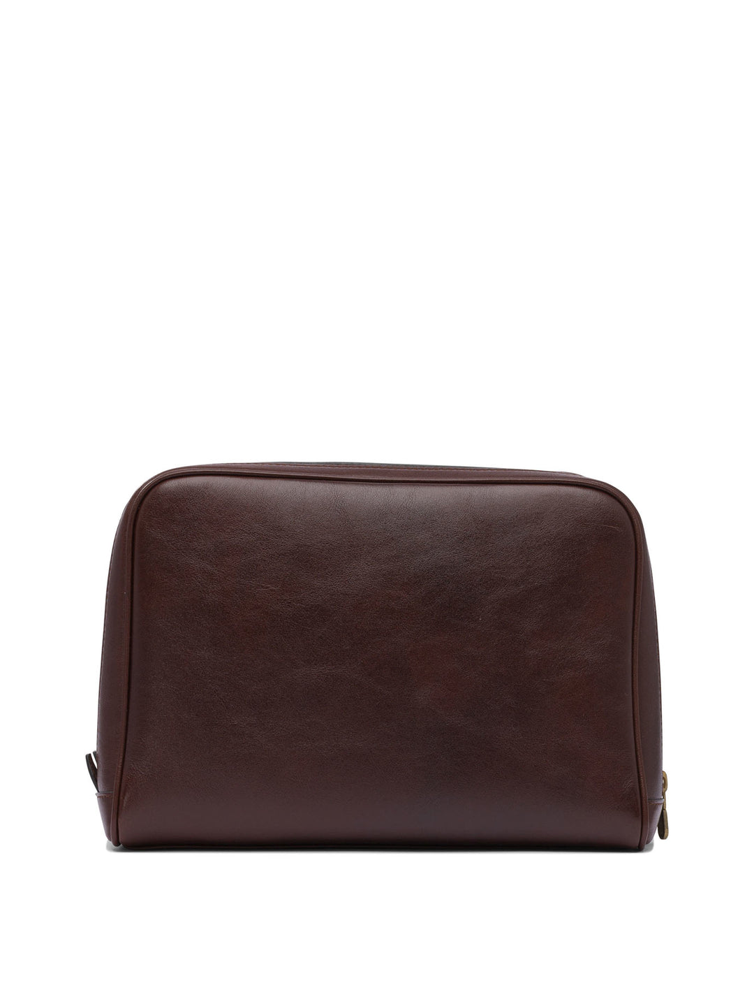 Brunello Cucinelli Leather  Bag Pouch - Marrone | 7875428e6b49a71f2a11adc4a5c8214461ec382d