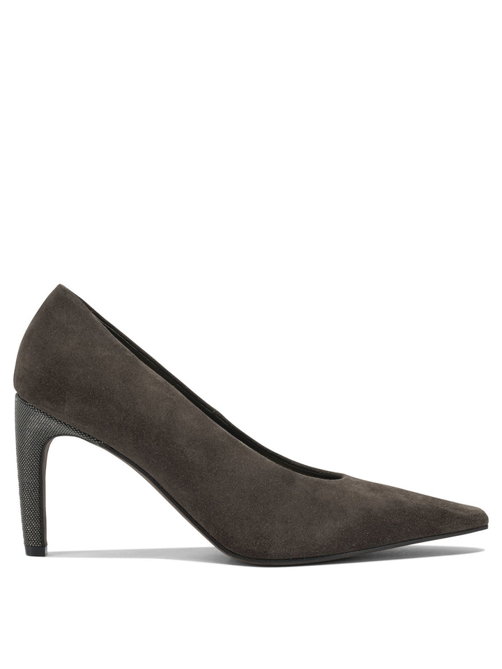 Brunello Cucinelli Precious Heel 88mm Heeled shoes - Marrone | 6dec3f584b9350c0290045150b70e7c6de541556