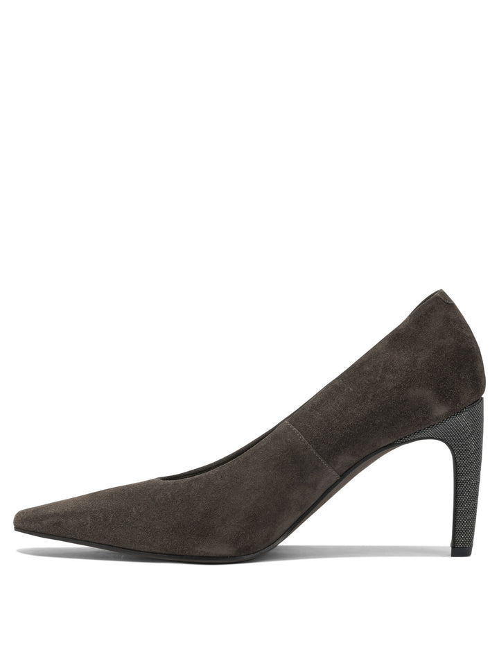 Brunello Cucinelli Precious Heel 88mm Heeled shoes - Marrone | e42074fce78685526ea995c2edbb7ef3a679bb88