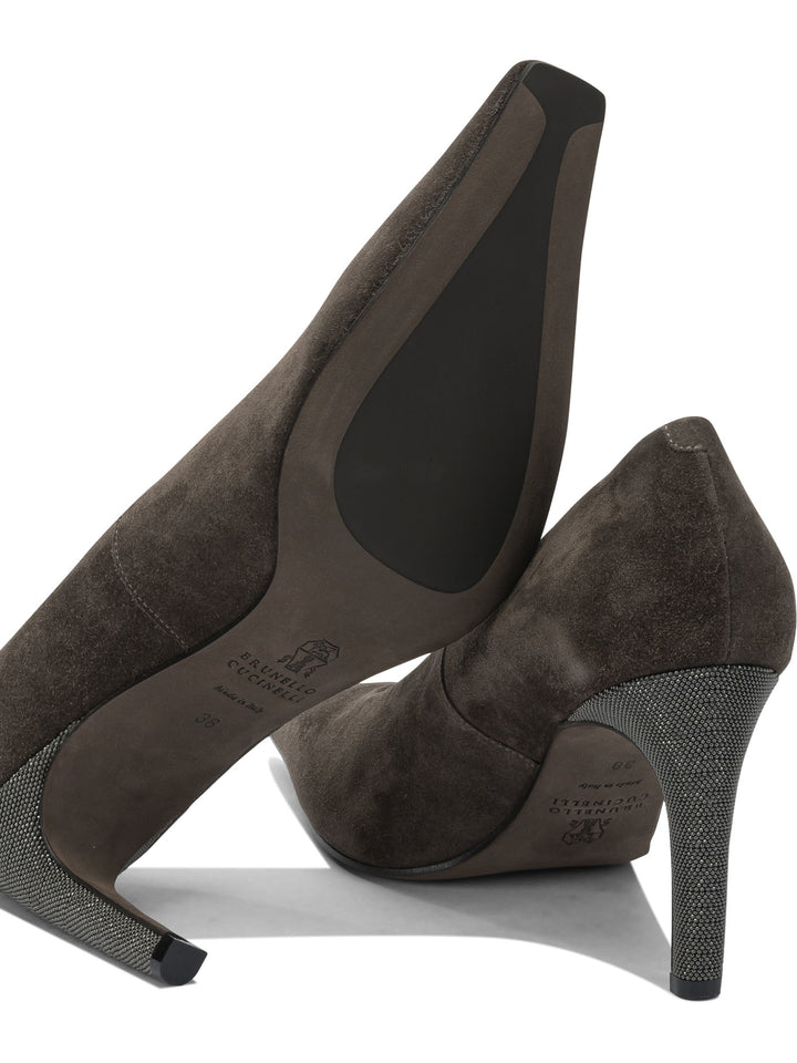 Brunello Cucinelli Precious Heel 88mm Heeled shoes - Marrone | b0d8b2ba2ab2fd7721033be48cbc72ebc3cf9f04