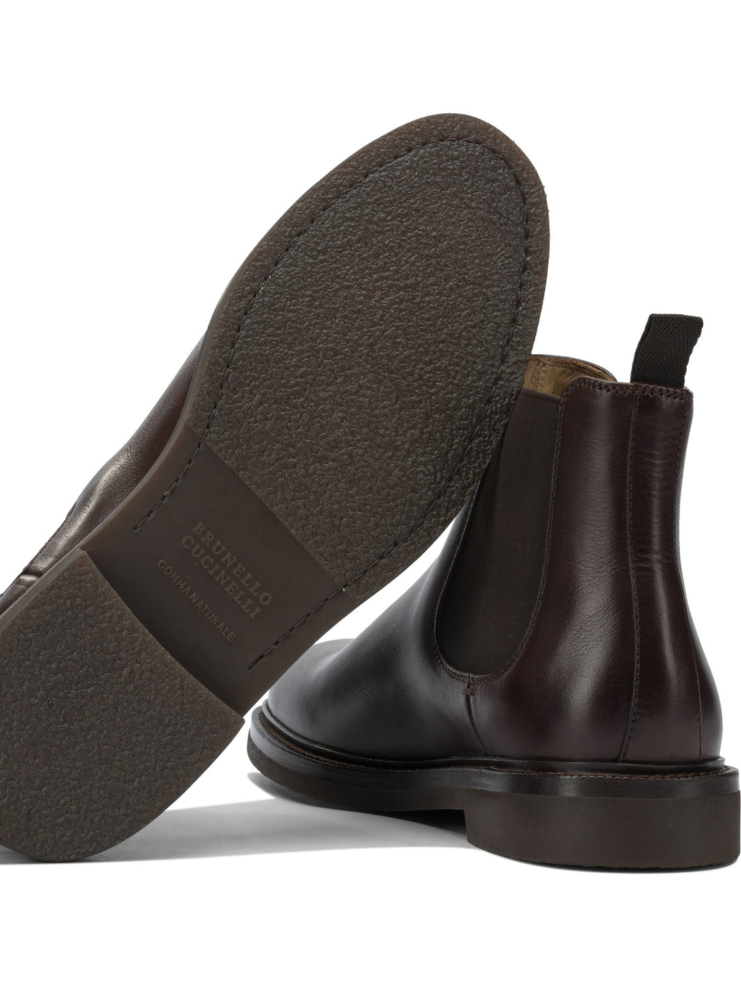 Brunello Cucinelli Leather Chelsea Boots Stivali e Stivaletti - Marrone | ba4967f51953ead280e353d16bd3642c14d8bbe1