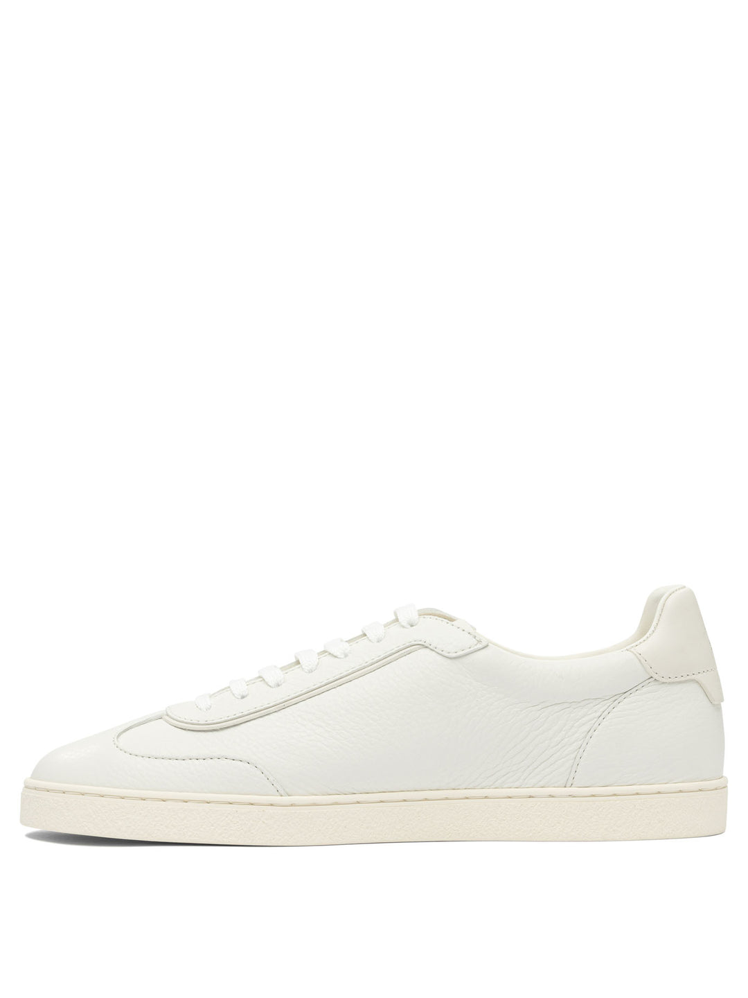 Brunello Cucinelli Leather Sneakers Sneakers & Slip-On - Bianco | 4c19a38c24e7b674b94c482ec62bdf47ed5ec164