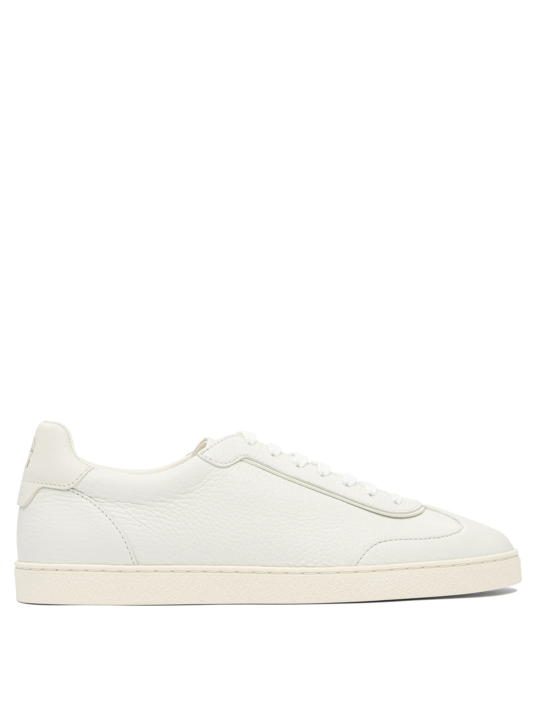 Brunello Cucinelli Leather Sneakers Sneakers & Slip-On - Bianco | 8beb119a46bcc0464b0491b7db472bf136f1bca3