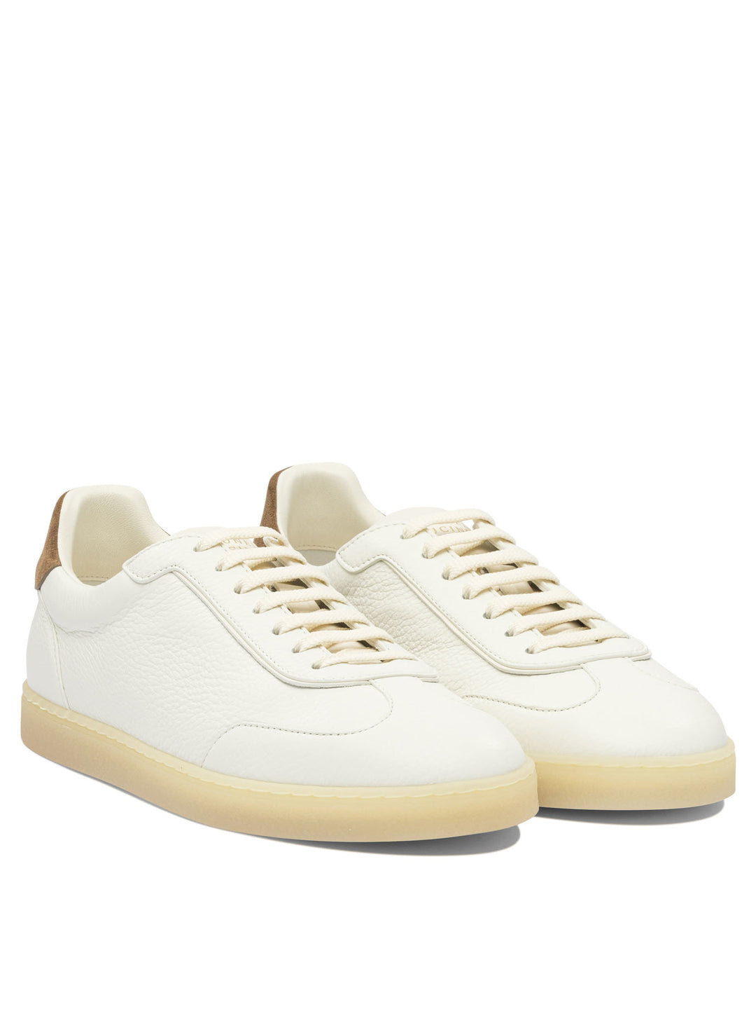 Brunello Cucinelli Leather Sneakers Sneakers & Slip-On - Beige | 6be02a03f06e2d6783ba24dfe338d777508b64be