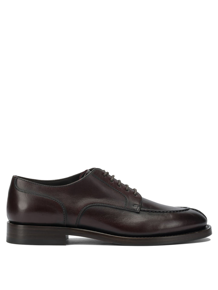 Brunello Cucinelli Leather Derby Lace-Up shoes - Marrone | efd6bff16bb24e9eccd6f5c629871d54a837c4d6