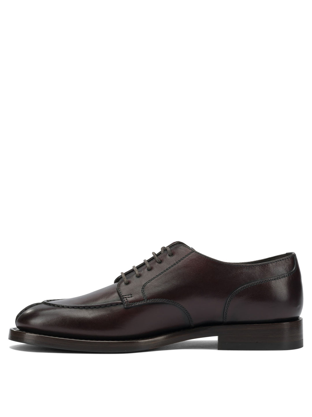 Brunello Cucinelli Leather Derby Lace-Up shoes - Marrone | 4d71272898325292cc6ca986d2088ec9884711b9