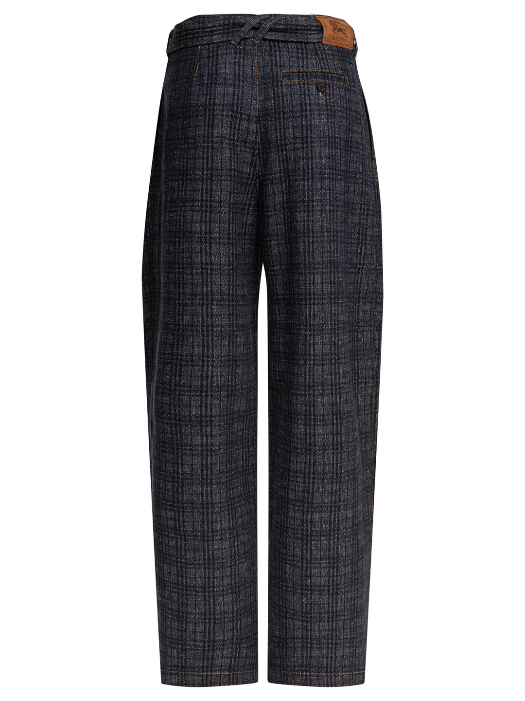Burberry Check Trousers - Blu | 741b76e9df163d8e1f739cc610666143c7c93eaf