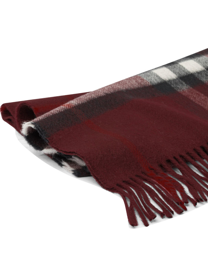 Burberry Check Sciarpe & Foulard - Bordeaux | fecbd1ecaf0649c211a46db9b80694d6d99f736a
