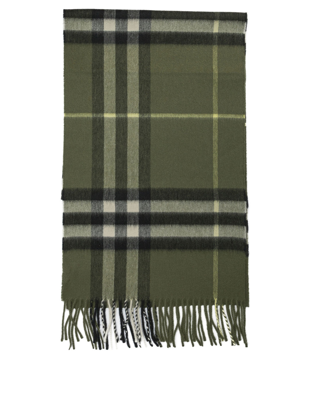 Burberry Check Sciarpe & Foulard - Verde | facc6f4193bfcd068e2409f9abfada808d77124f