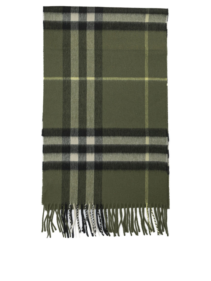 Burberry Check Sciarpe & Foulard - Verde | facc6f4193bfcd068e2409f9abfada808d77124f