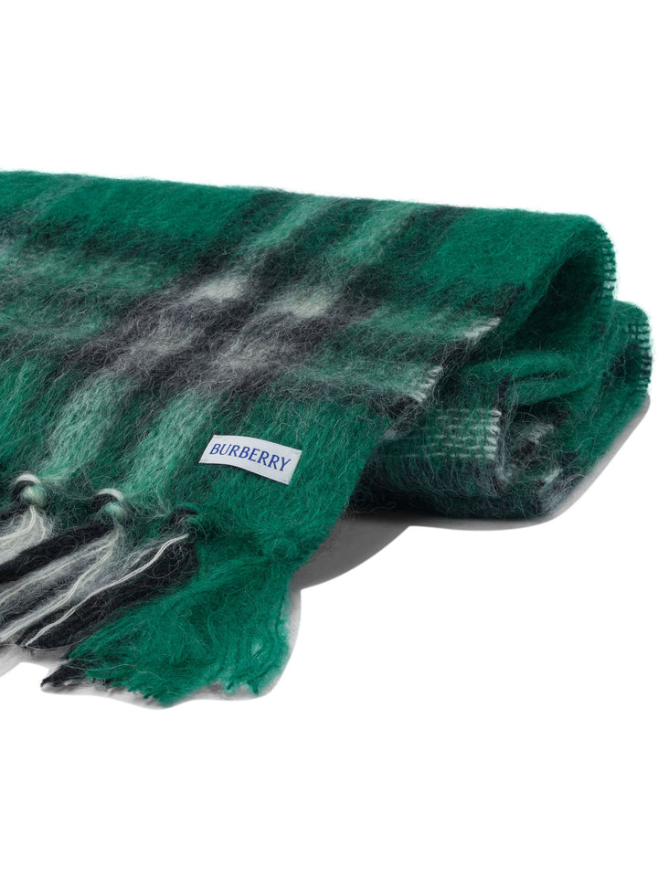 Burberry Check Sciarpe & Foulard - Verde | 677248e63a4faed876b063e25bcd1d95f4359a39