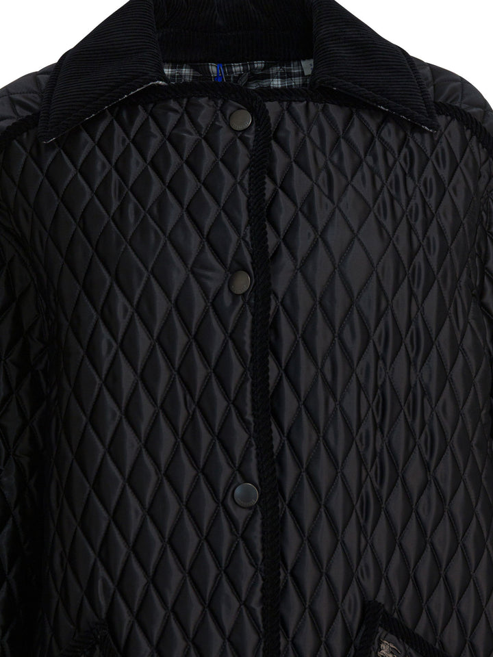 Burberry Floriston Jackets and Coats - Nero | 549767a60f245bb1f6cf100980e5be9119d2edcd