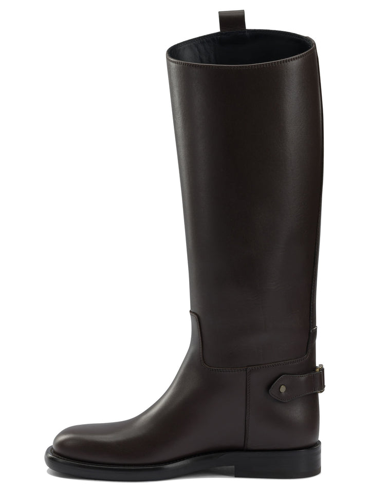 Burberry Cavalier Boots and Ankle Boots - Marrone | 016d50bce3854b6d3c13e71ddf566553d6765a52