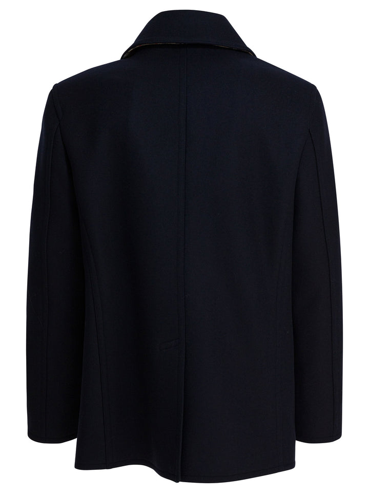 Burberry Wool Coat Jackets and Coats - Blu | ca6da9d9a4056e583ada22edbebddfd56d14ad41