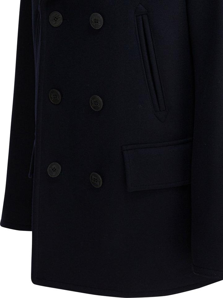 Burberry Wool Coat Jackets and Coats - Blu | a3d8c202ba7e34b0382700acc9593ace9df68d63