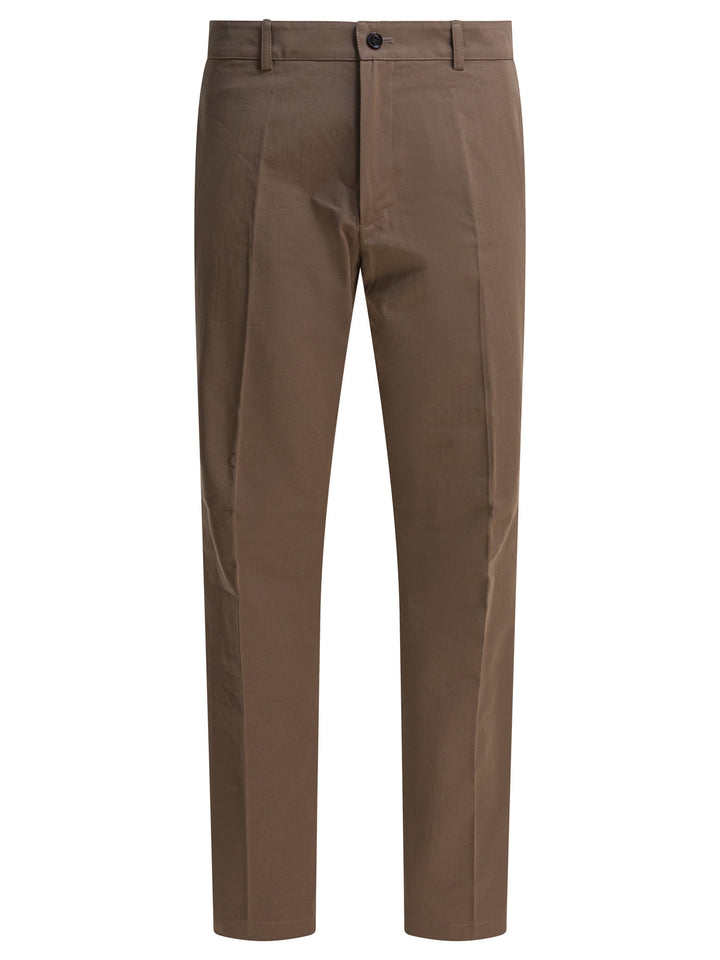 Burberry Cotton Chino Pants Trousers - Marrone | b9572d4c091d204fe93fe74355351b43260c0c8c
