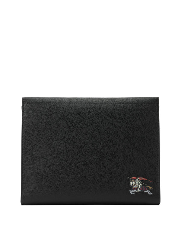 Equestrian Knight Design Pouch Nero