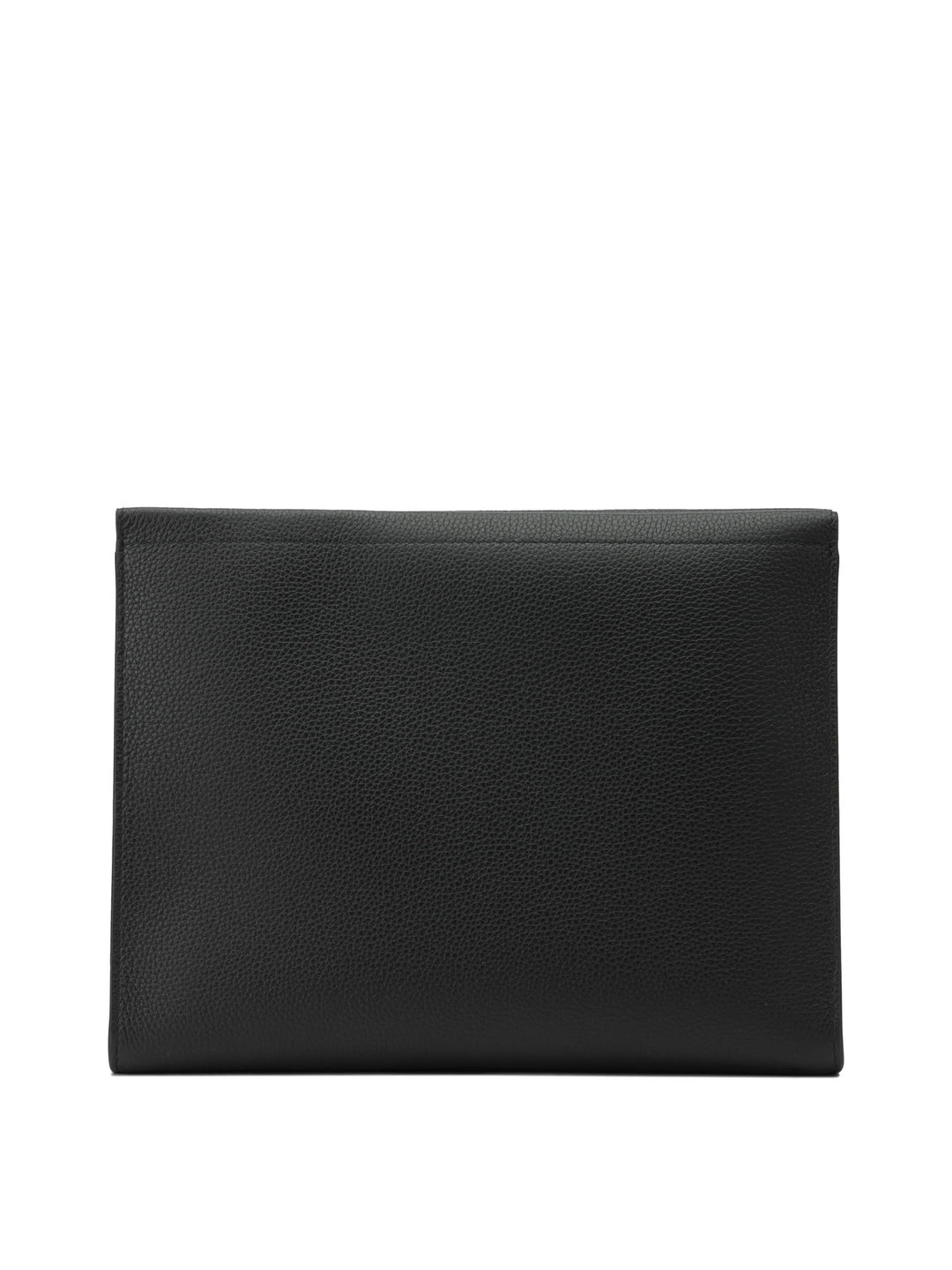 Burberry Leather Clutch Bag With Ekd Pouch - Nero | 2646deda05760fdd3e940fc5209e4ae1c2fb3a97