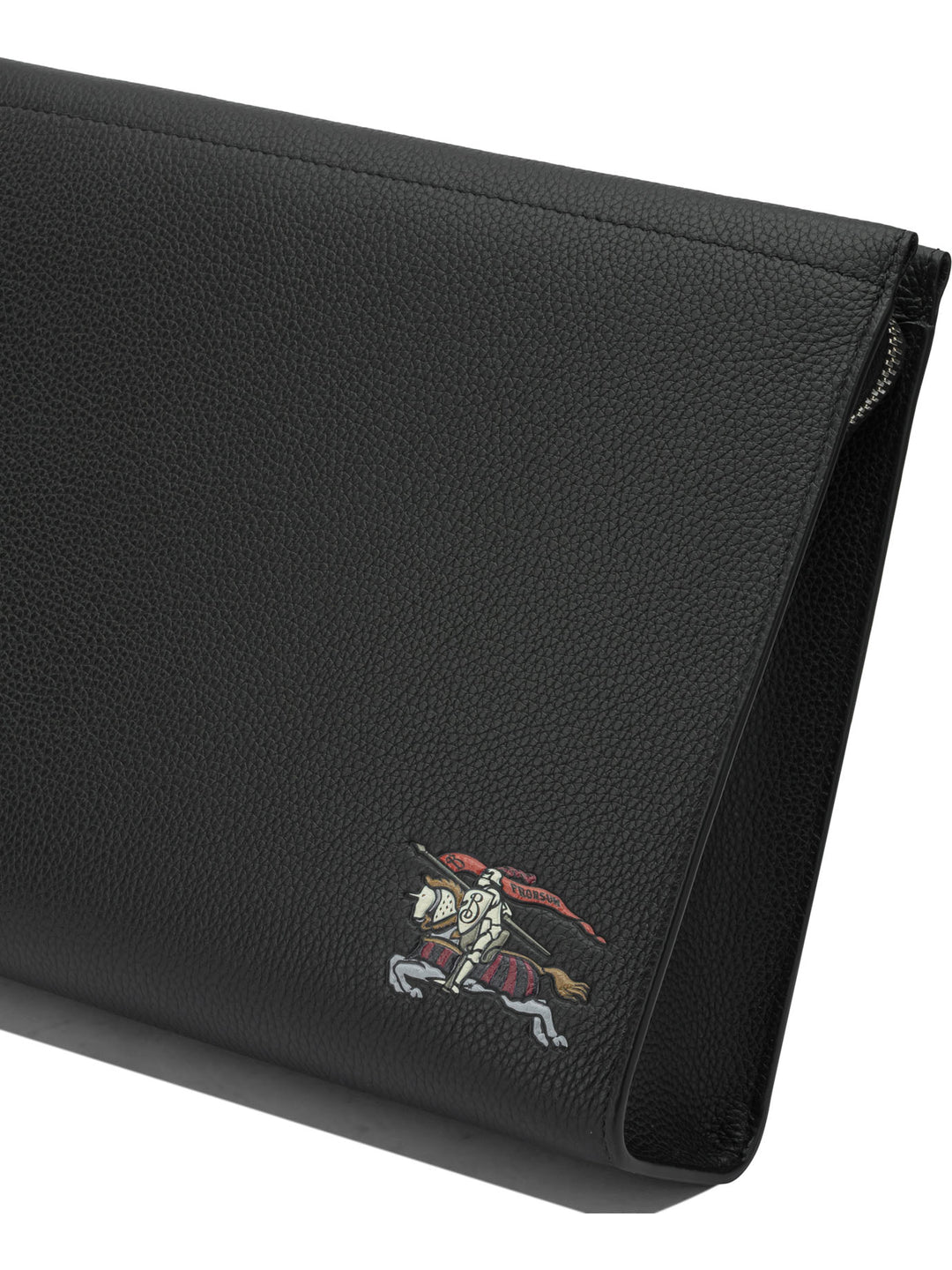 Burberry Leather Clutch Bag With Ekd Pouch - Nero | 29974cd85704a570145610c02cbc502b064f8f0a