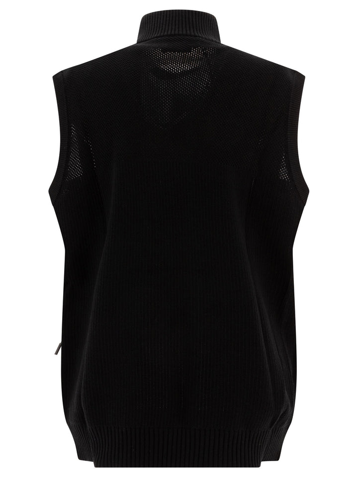 Canada Goose Hybridge Knit Sleeveless Jacket Jackets and Coats - Nero | ae54e20236aa5680f461ff9ec852a86e8b43f8e4