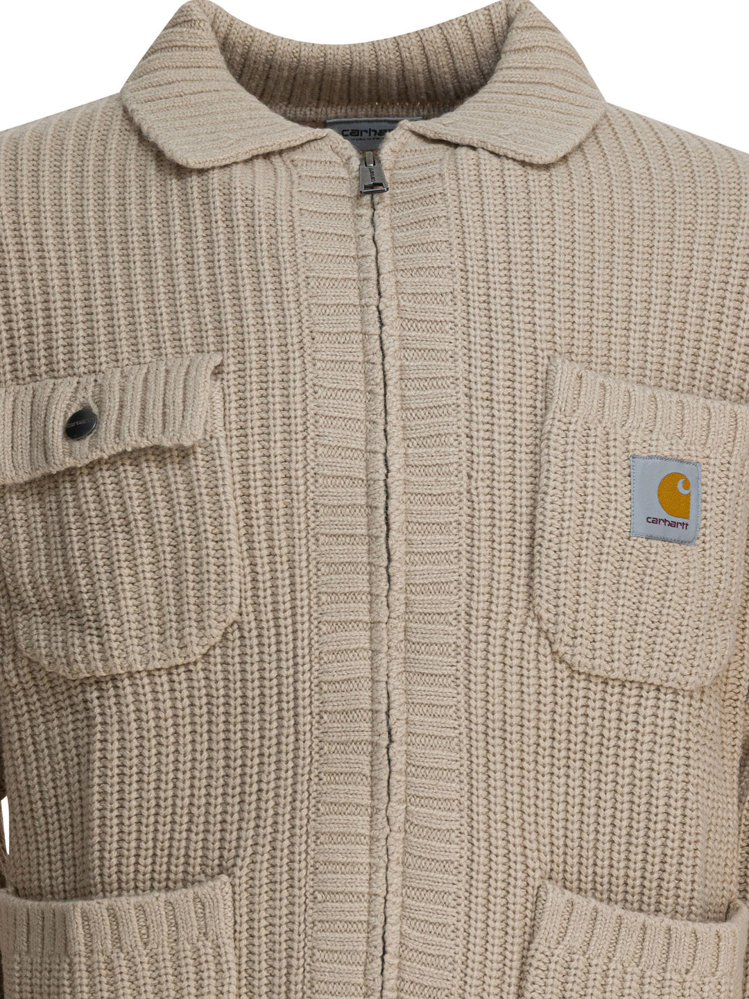 Carhartt Wip Chore Knit Jackets and Coats - Beige | 8b0030032e981c13afce8ea3ab13c29e25e6bc72