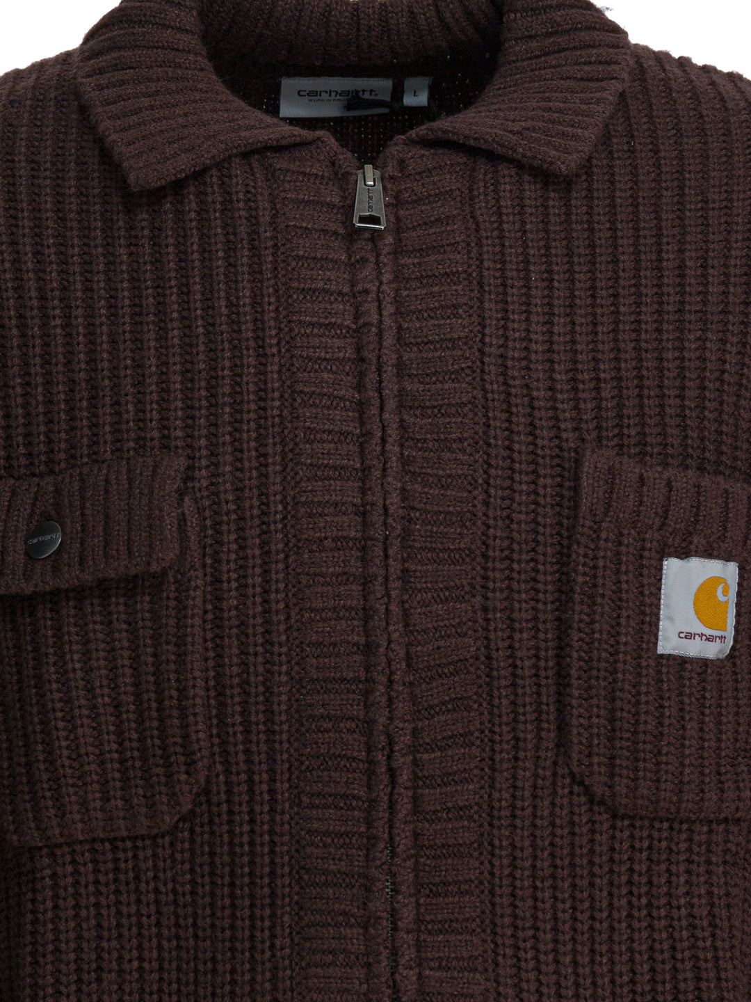 Carhartt Wip Chore Knit Jackets and Coats - Marrone | 85ef168aac57438ed44bbd9cb2f120c13417e688
