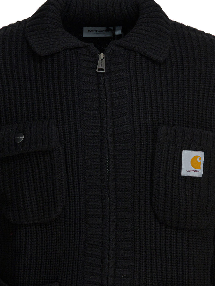 Carhartt Wip Chore Knit Jackets and Coats - Nero | 838ca4ea11e2f57f6ee4e058acc03143f809e3b1