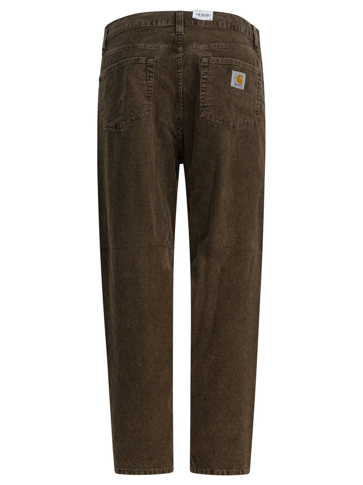 Carhartt Wip Aaron Trousers - Marrone | 04d695acfb77e612e2dc327f8982f98fbb0eff0a