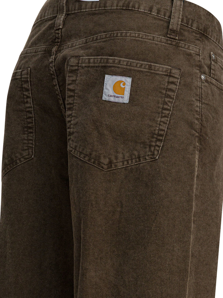 Carhartt Wip Aaron Trousers - Marrone | d5bc9afd0fde9a4589addfc0e1e6c3f2e7c56a97