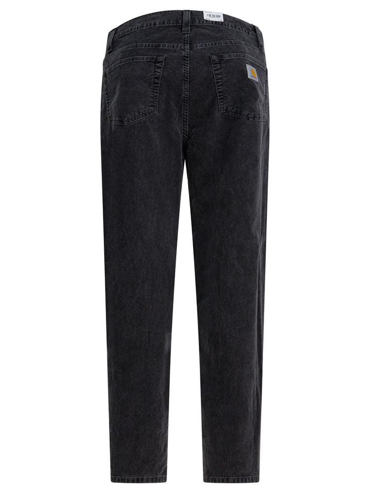 Carhartt Wip Aaron Trousers - Nero | 40ec842aa32daea17a38eeb19b149df13028a422