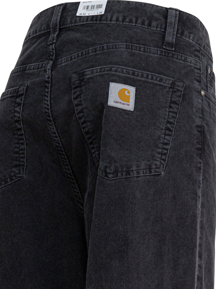 Carhartt Wip Aaron Trousers - Nero | dbb7d80b54ca4a80b56692ca4e0703a8939f9ce9