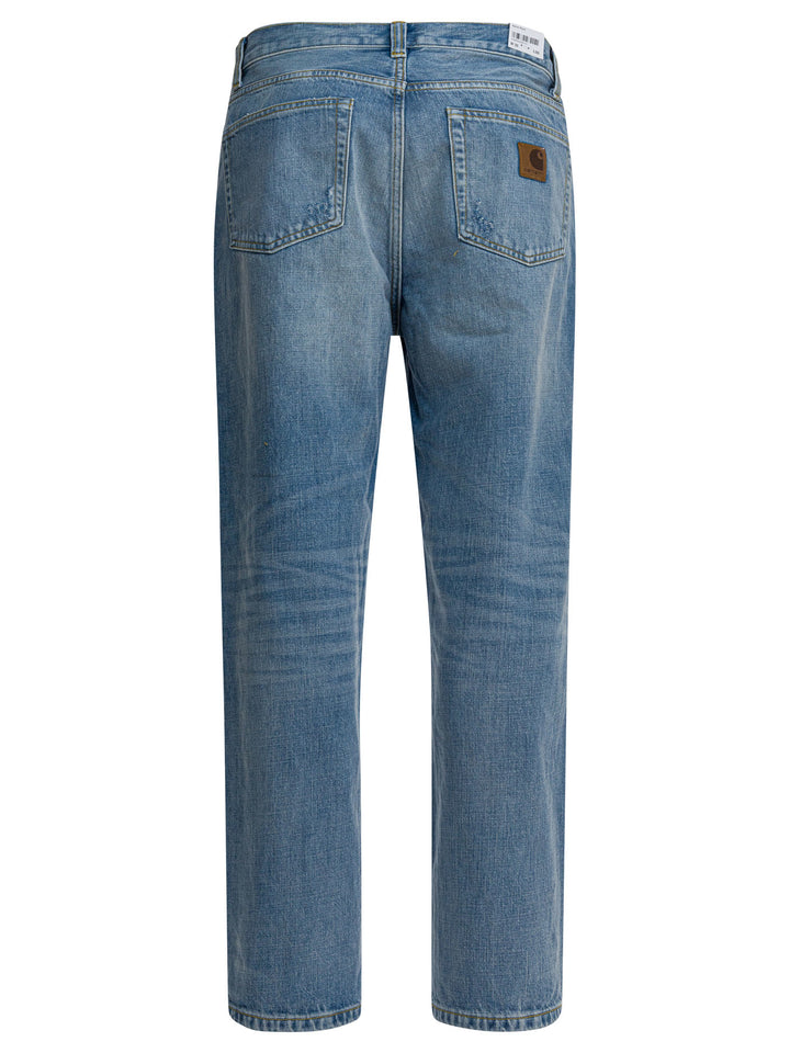 Carhartt Wip Aaron Jeans - Blu | 03bd319b26c0856f44e882d59bfb23325dc13ac4