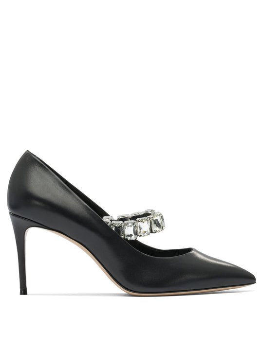 Julia Minorca 80mm Heeled Shoes Nero