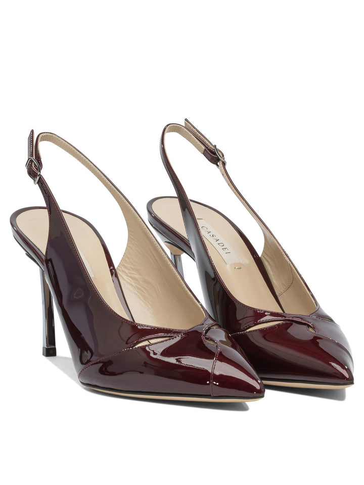 Casadei Samurai Blade Heeled shoes - Bordeaux | 55e3c6d115bfe3691529bc7fbcdbe5333027e0b4