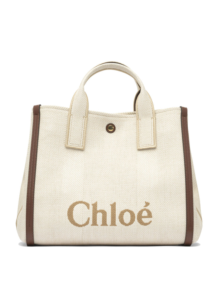 Chloé Carry Handbags - Beige | 98d4b72a6b4aa25bd46ed09ade4bdd157ca064e0