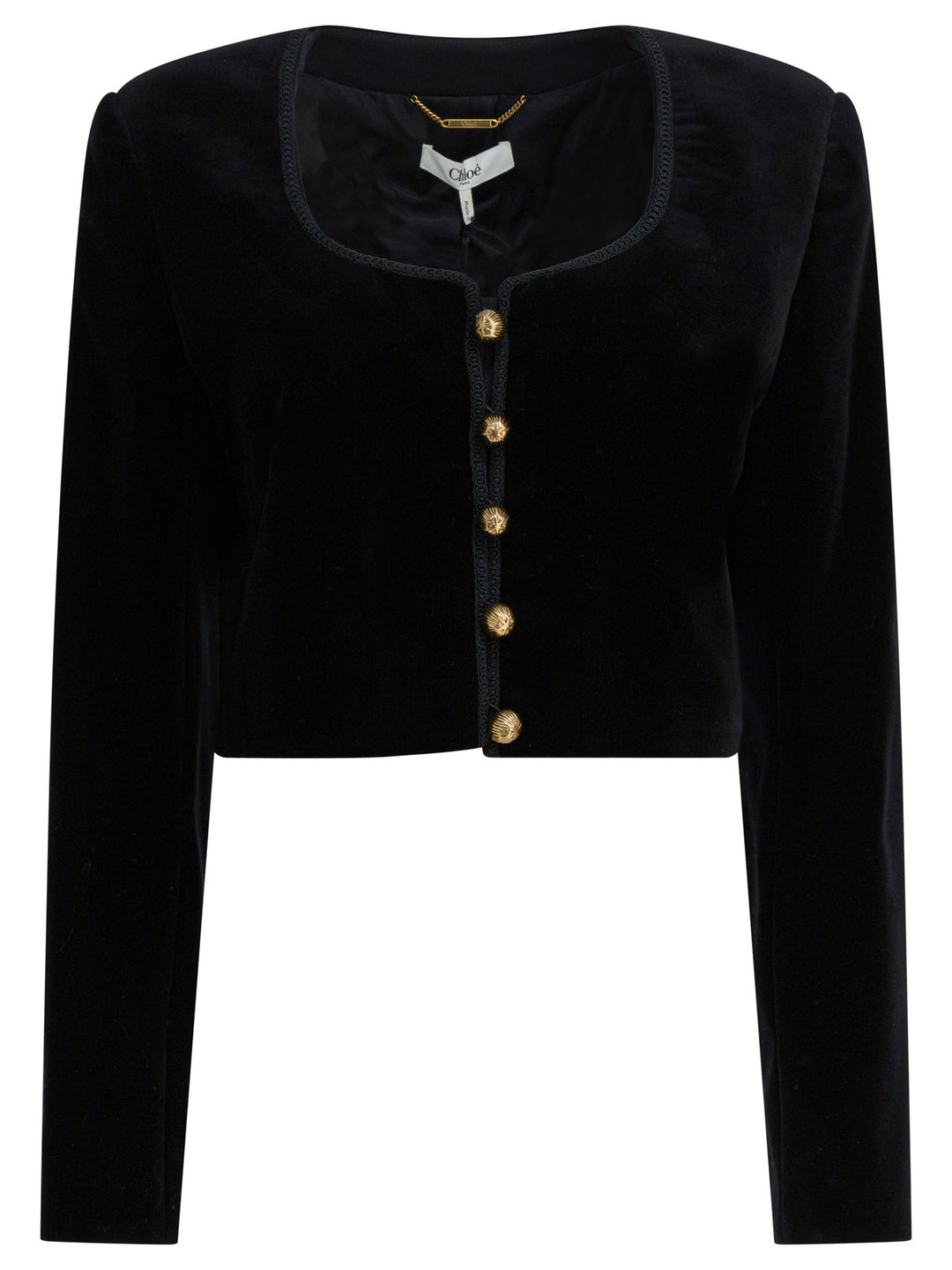 Chloé Spencer Jackets and Coats - Nero | 84dd86049bc2fd4b91fdfb6391ade0f937ccf43e