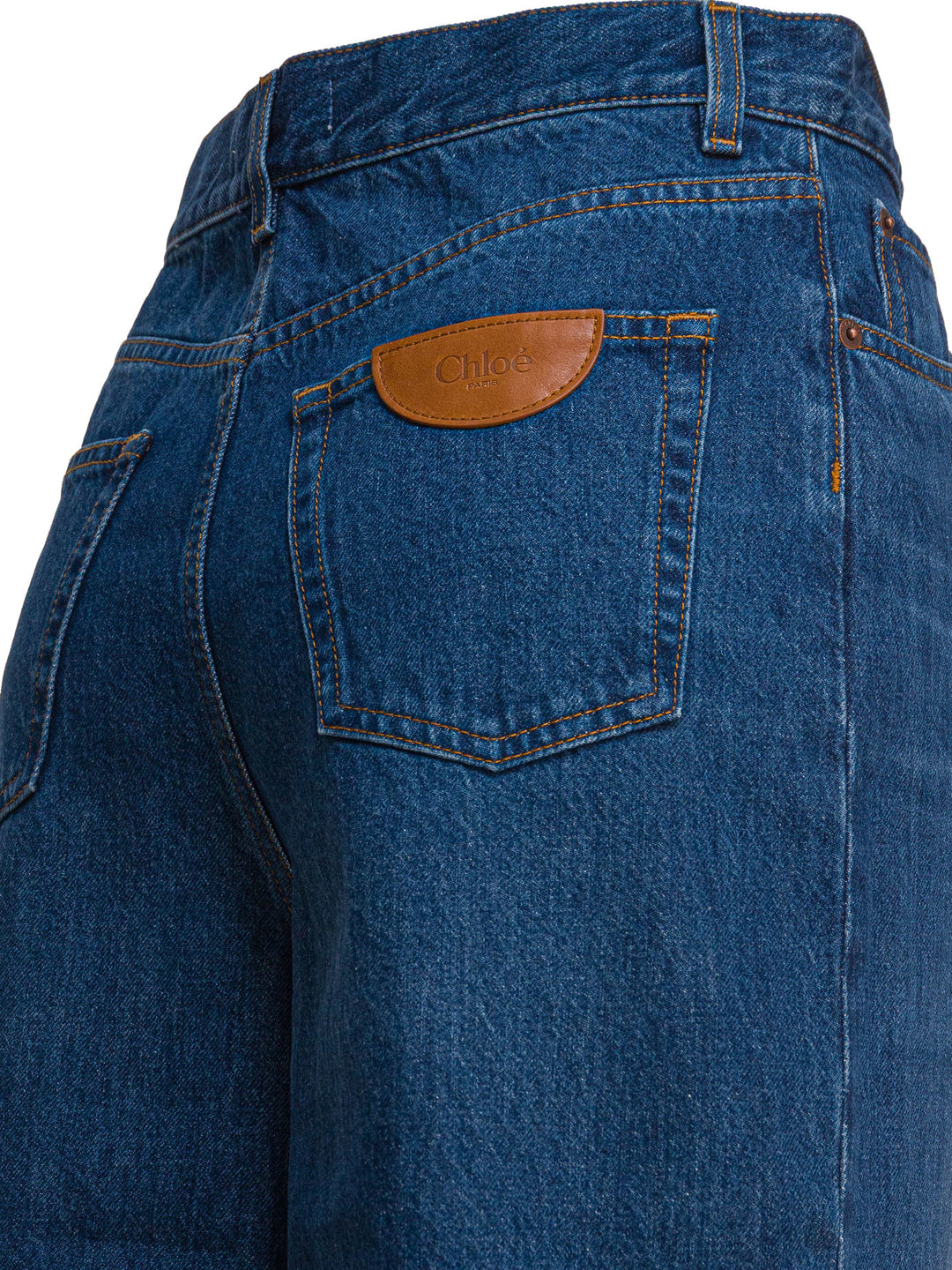 Chloé Wide Leg Jeans - Blu | f8518cdb47ce0215a614fc5e0bbf68aef439d0eb