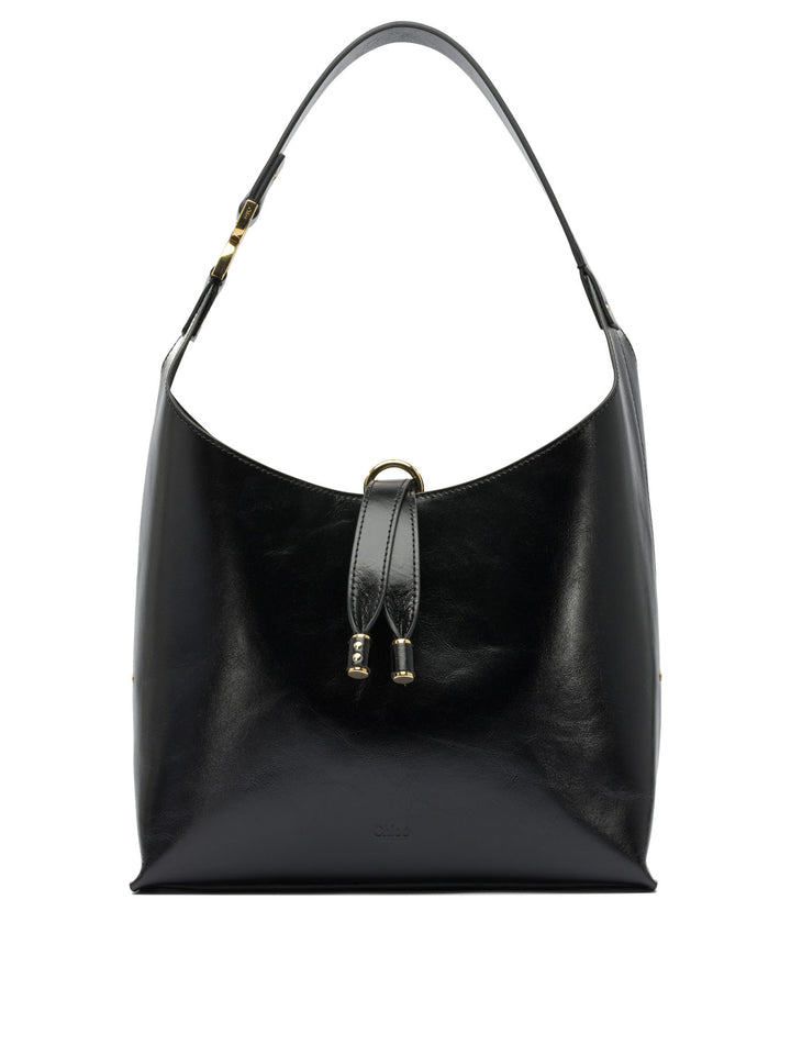 Chloé Hobo Marcie Borse a Spalla e Tracolla - Nero | da4781768bb09ef7337708e372bf87763bf4ed21