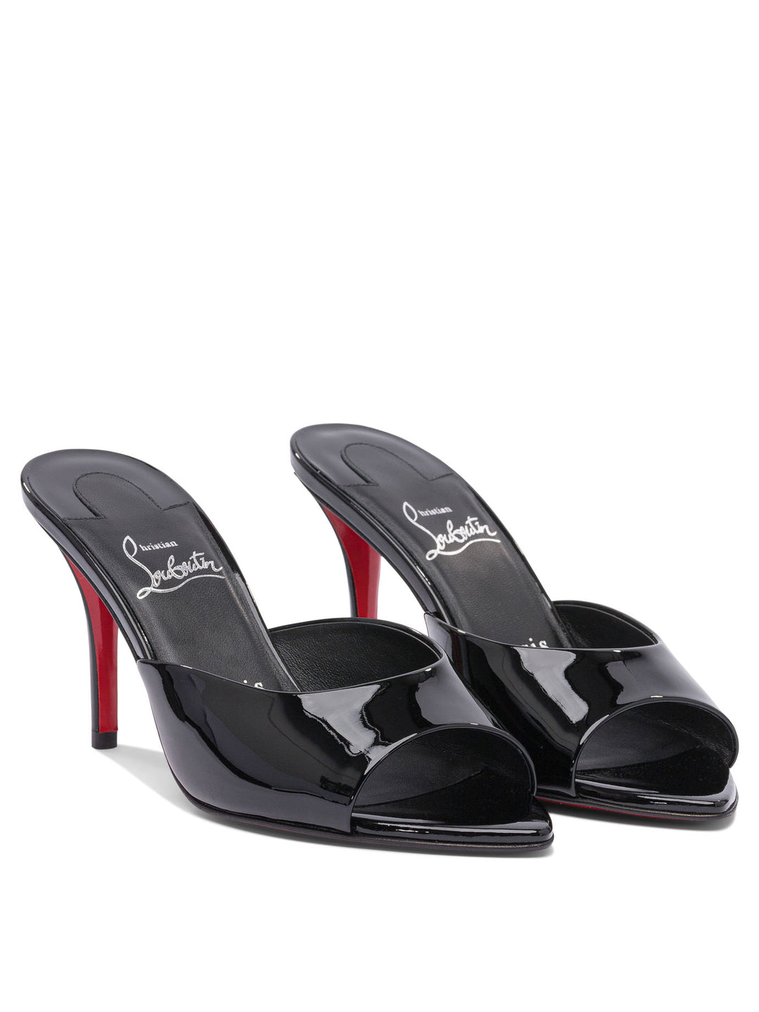 Christian Louboutin Miss Z Mule 80 Patent/Lining Heeled shoes - Nero | 44be147ca5c80db9888d19e5a492e699de6280e9