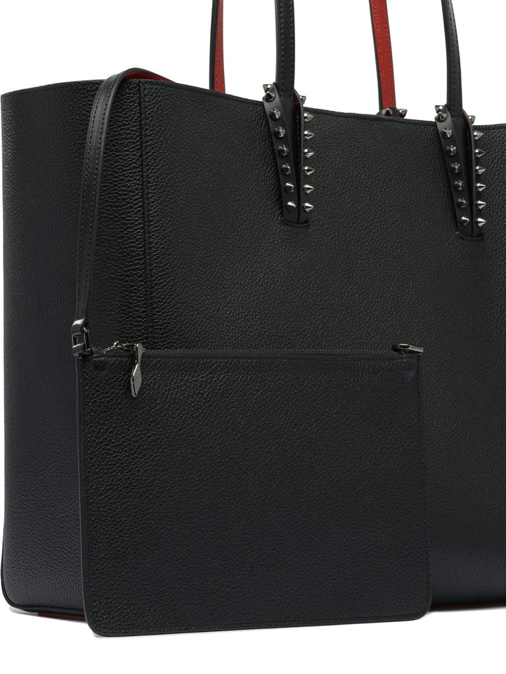 Christian Louboutin Cabata Soft Large Calf Empire Borse a Spalla e Tracolla - Nero | 67055580df4fb79e692eea566ceac81e07a4e242