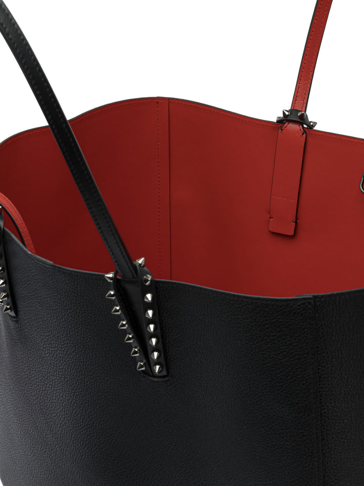 Christian Louboutin Cabata Soft Large Calf Empire Borse a Spalla e Tracolla - Nero | 19dd0bccf4a0e50e9f10d91b554aad84931f8551